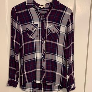 Maison Jules Plaid Button Down Size XS